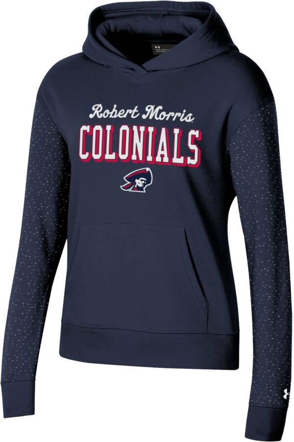 Under Armour Women's Robert Morris Colonials Navy Blue All Day Pullover Hoodie