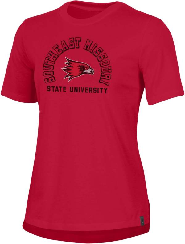 Under Armour Women's Southeast Missouri State Redhawks Red Performance Cotton T-Shirt