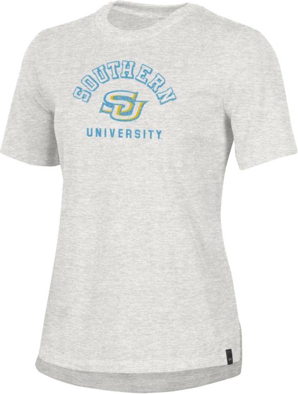 Under Armour Women's Southern University Jaguars Grey Performance Cotton T-Shirt