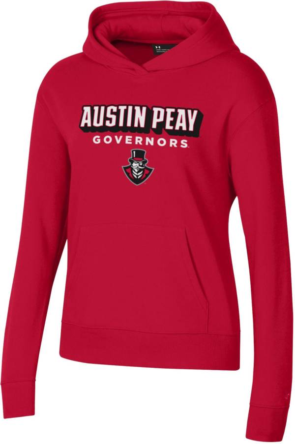 Under Armour Women's Austin Peay Governors Red All Day Pullover Hoodie