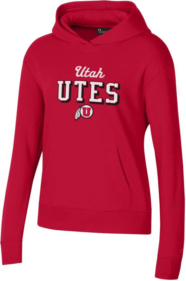 Under Armour Women's Utah Utes Crimson All Day Pullover Hoodie