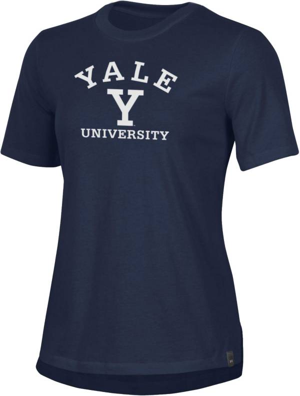 Under Armour Women's Yale Bulldogs Yale Blue Performance Cotton T-Shirt