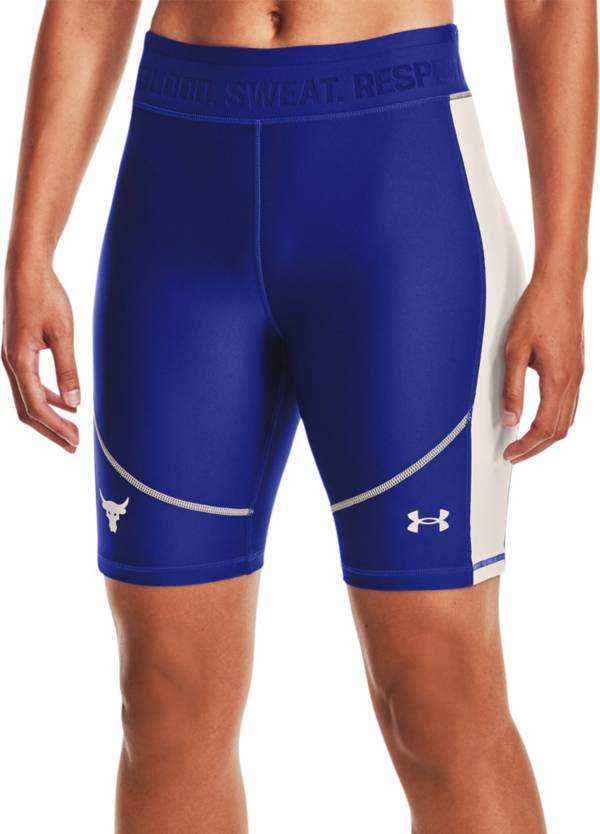 Under Armour Women's Project Rock HeatGear Bike Shorts