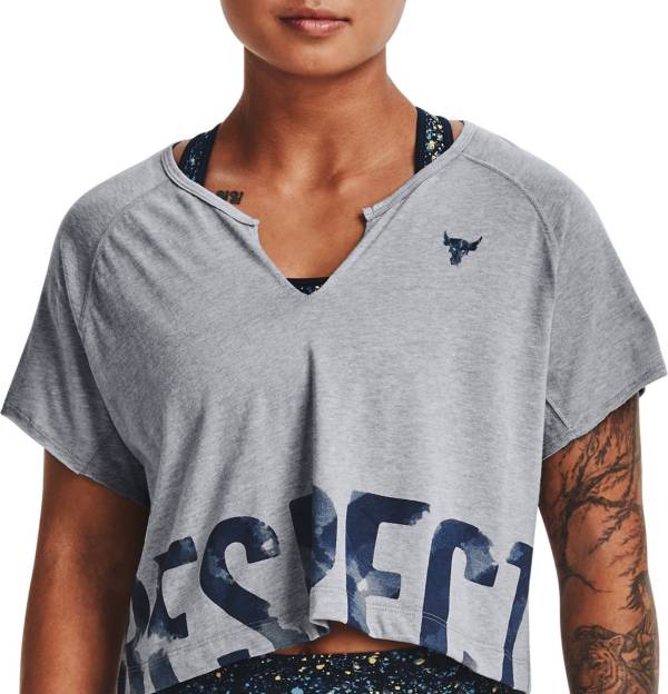 Under Armour Women's Project Rock Respect Short Sleeve product image