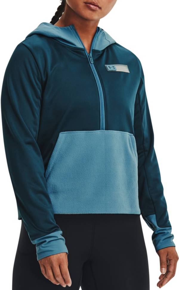 Under Armour Women's Armour Mixed Media ½ Zip Sweatshirt