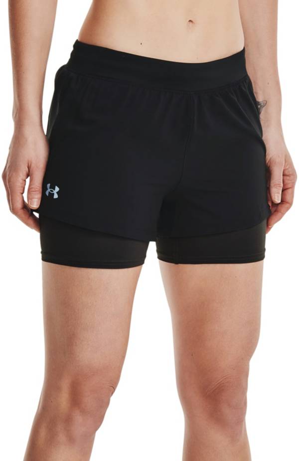 Under Armour Women's Iso-Chill Run 2-in-1 Shorts