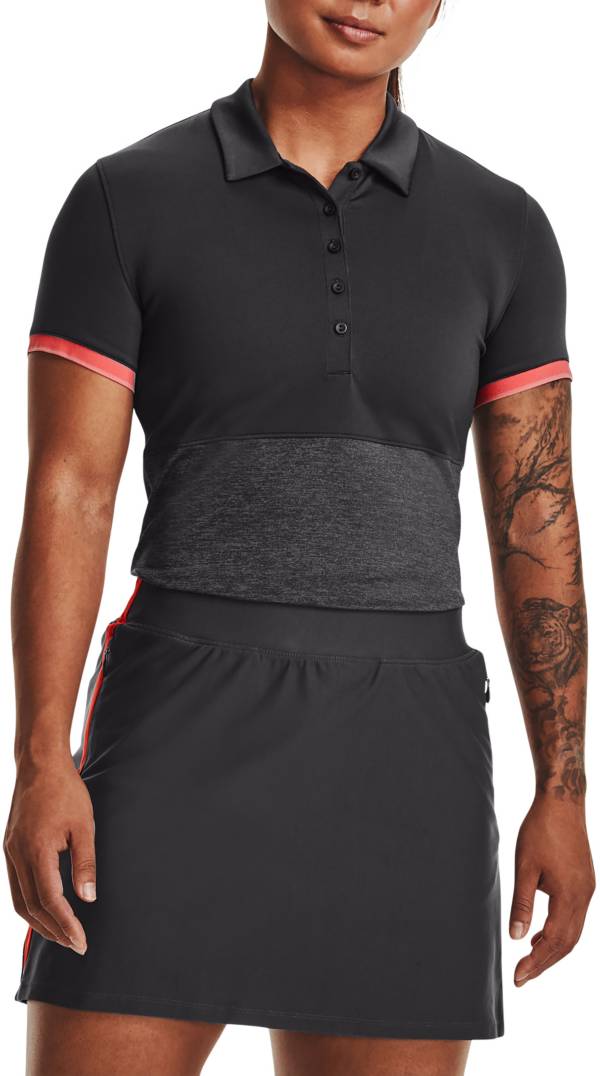 Under Armour Women's Zinger Point Short Sleeve Golf Polo