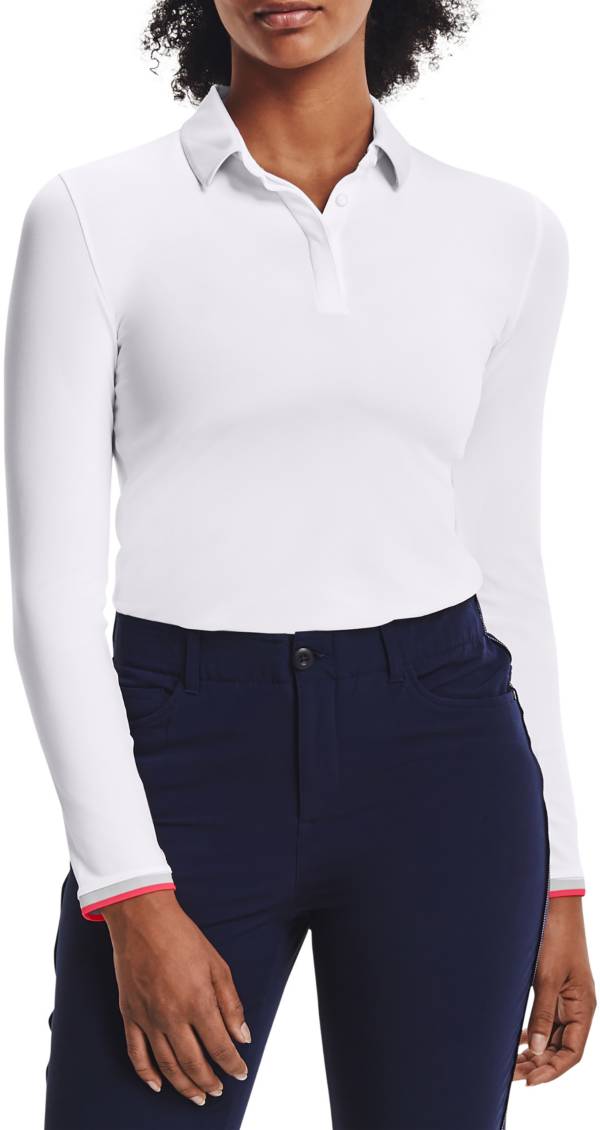 Under Armour Women's Zinger Long Sleeve Golf Polo
