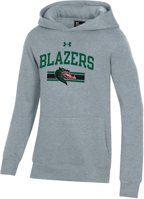 Under Armour Youth UAB Blazers Grey All Day Pullover Hoodie