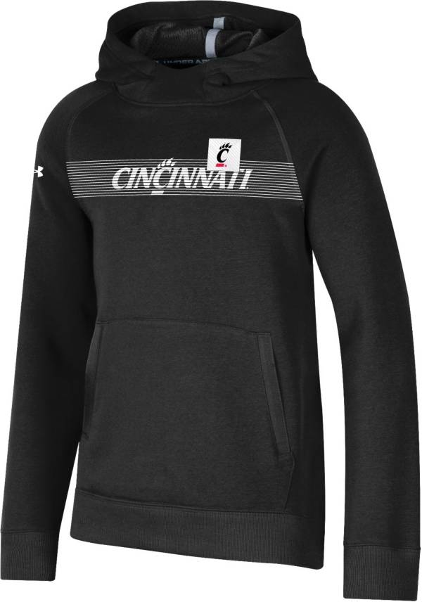 Under Armour Youth Cincinnati Bearcats Black Fleece Pullover Hoodie