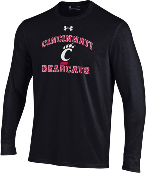 Under Armour Youth Cincinnati Bearcats Black Charged Cotton Long Sleeve T-Shirt product image