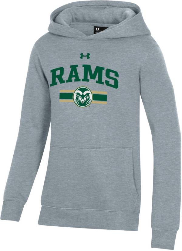 Under Armour Youth Colorado State Rams Grey All Day Pullover Hoodie