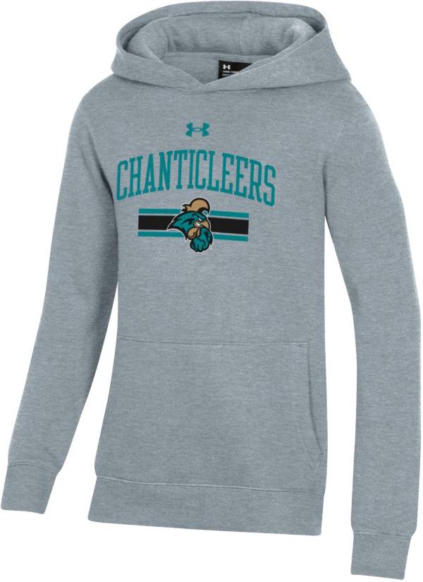 Under Armour Youth Coastal Carolina Chanticleers Grey All Day Pullover Hoodie