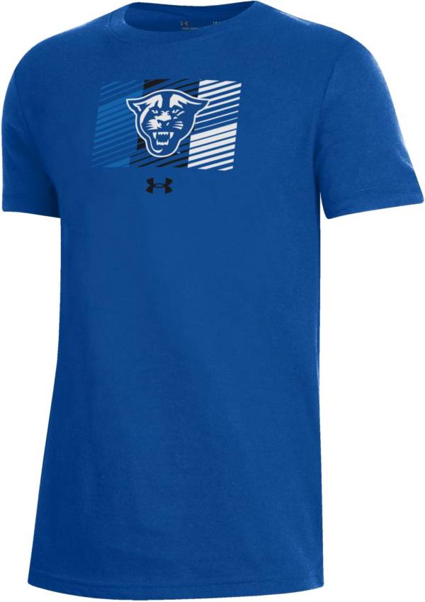 Under Armour Youth Georgia State Panthers Royal Blue Performance Cotton T-Shirt