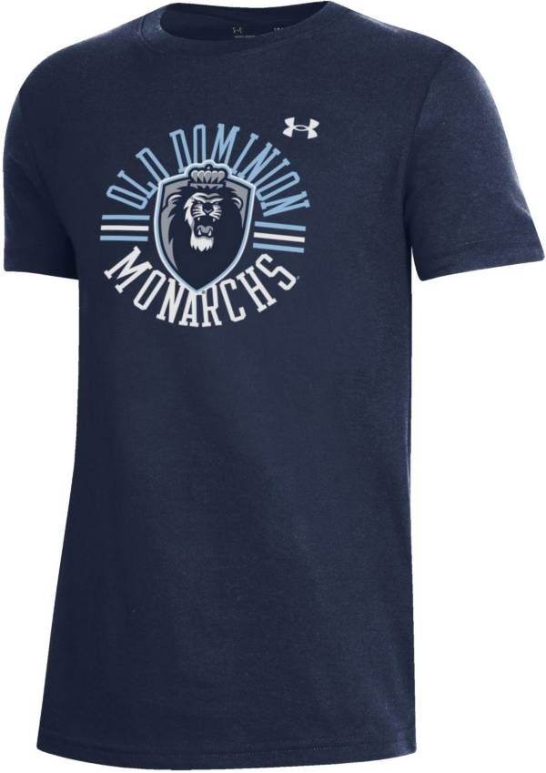 Under Armour Youth Old Dominion Monarchs Blue Performance Cotton T-Shirt