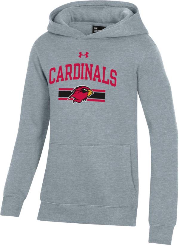 Under Armour Youth Lamar Cardinals Grey All Day Pullover Hoodie