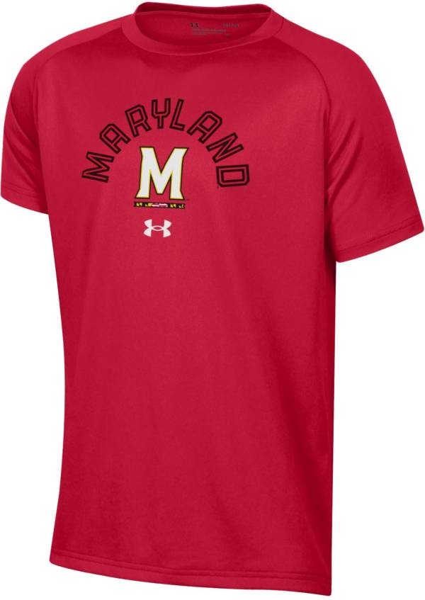 Under Armour Youth Maryland Terrapins Red Tech Performance T-Shirt