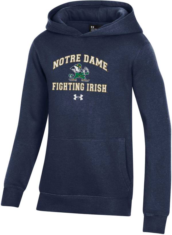 Under Armour Youth Notre Dame Fighting Irish Navy All Day Pullover Hoodie