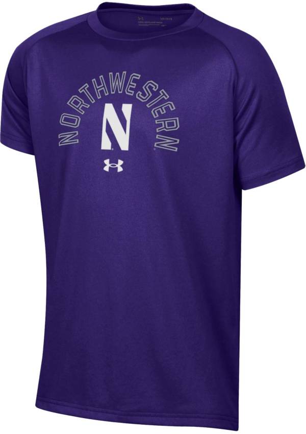 Under Armour Youth Northwestern Wildcats Purple Tech Performance T-Shirt