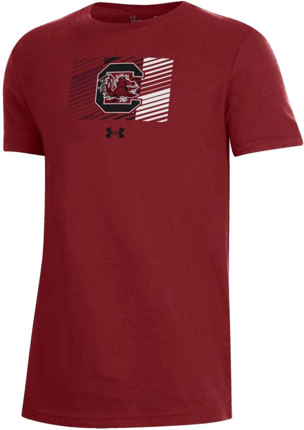 Under Armour Youth South Carolina Gamecocks Garnet Performance Cotton T-Shirt
