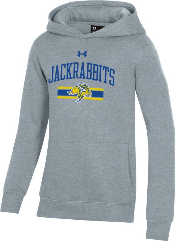 Under Armour Youth South Dakota State Jackrabbits Grey All Day Pullover Hoodie