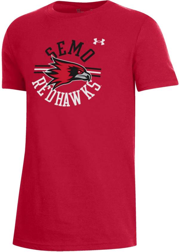 Under Armour Youth Southeast Missouri Redhawks Red Performance Cotton T-Shirt