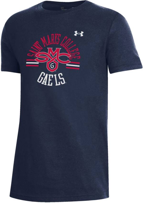 Under Armour Youth St. Mary's Gaels Blue Performance Cotton T-Shirt