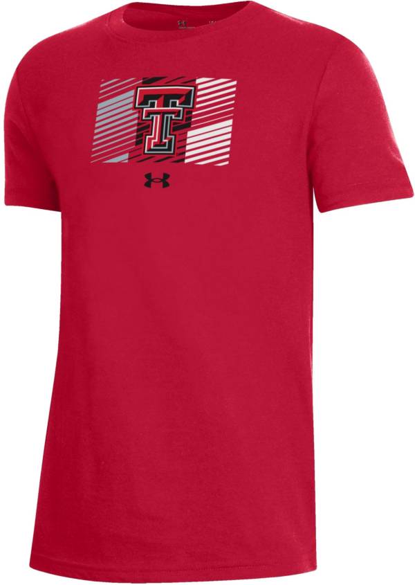 Under Armour Youth Texas Tech Red Raiders Red Performance Cotton T-Shirt