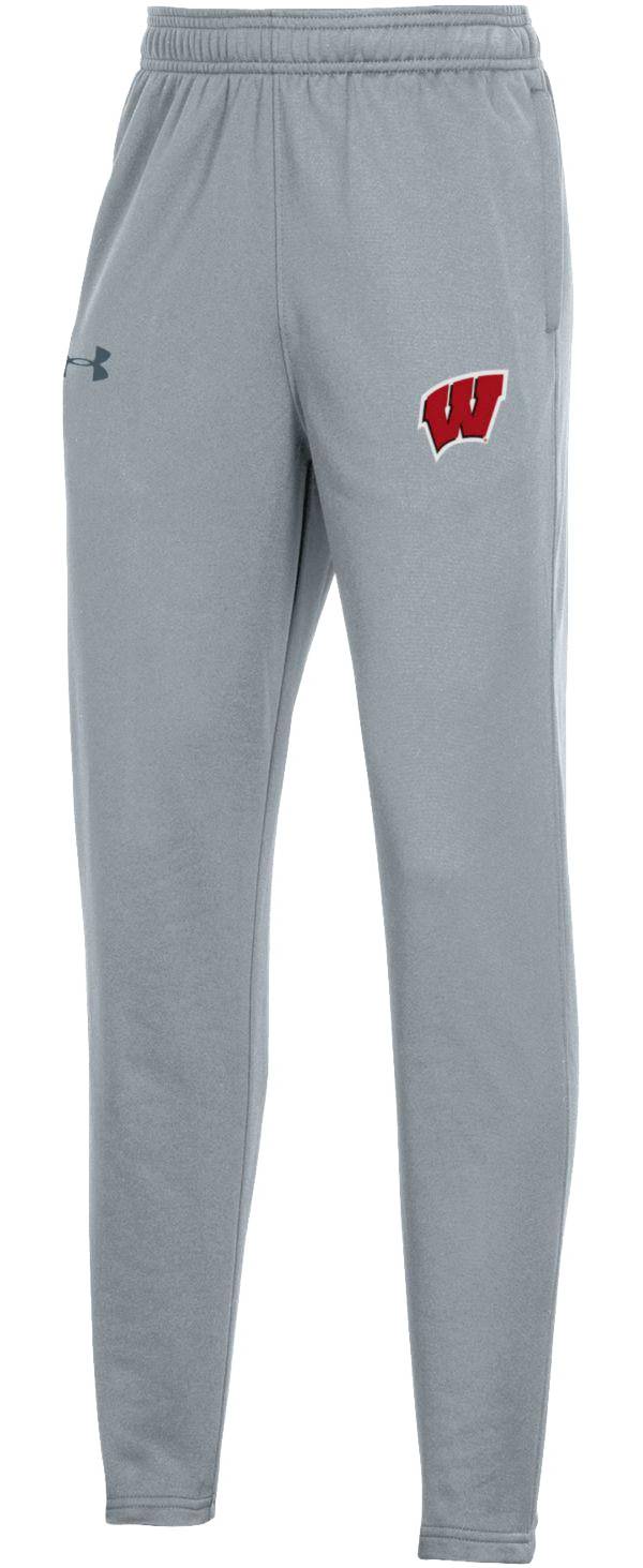 Under Armour Youth Wisconsin Badgers Grey Brawler Pants