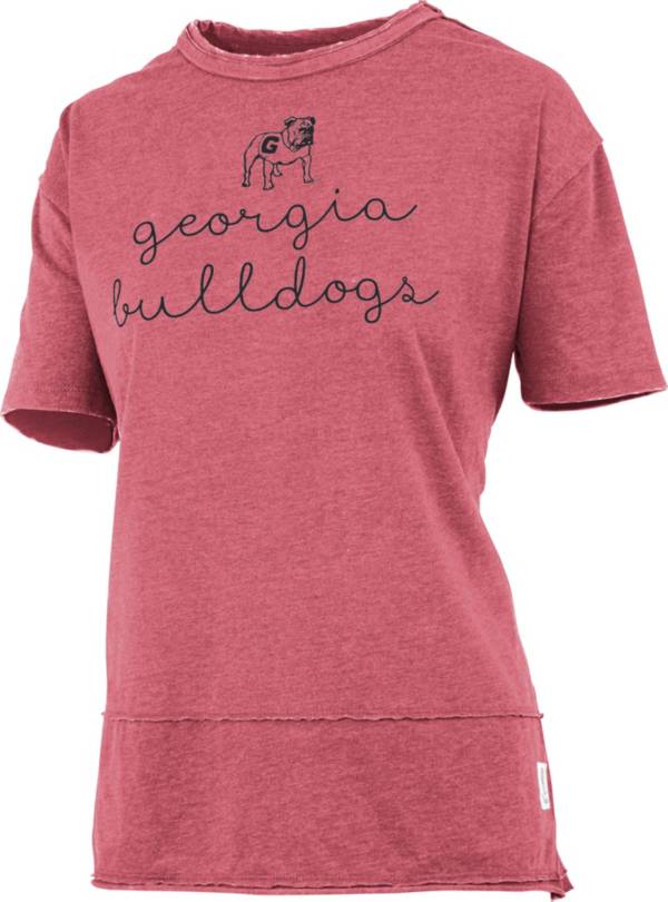 Pressbox Women's Georgia Bulldogs Red Boyfriend T-Shirt