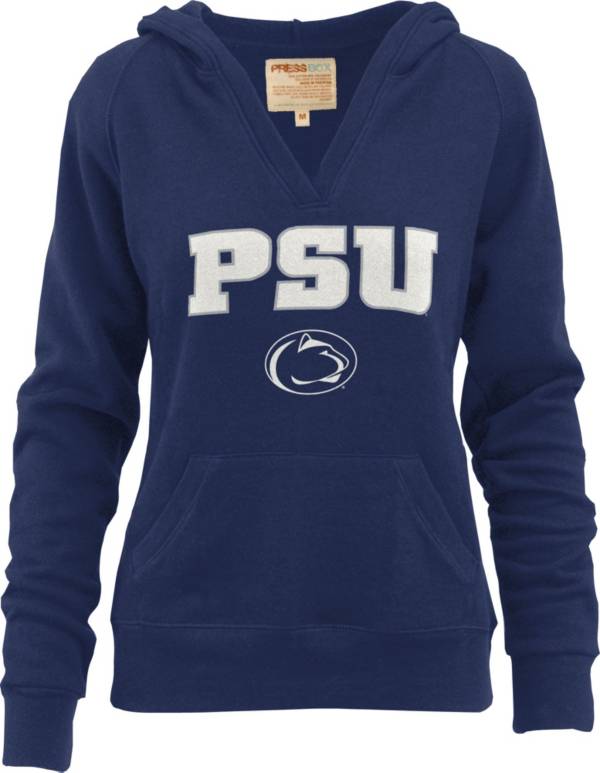 Pressbox Women's Penn State Nittany Lions Blue Marilyn V-Neck Pullover Hoodie product image