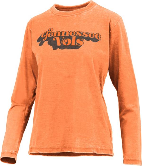 Pressbox Women's Tennessee Volunteers Tennessee Orange Vintage Long Sleeve T-Shirt product image