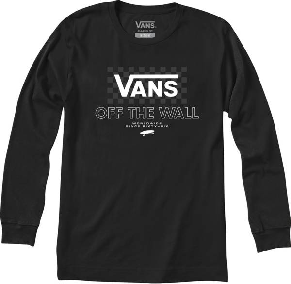 Vans Men's Checker DNA Long Sleeve T-Shirt