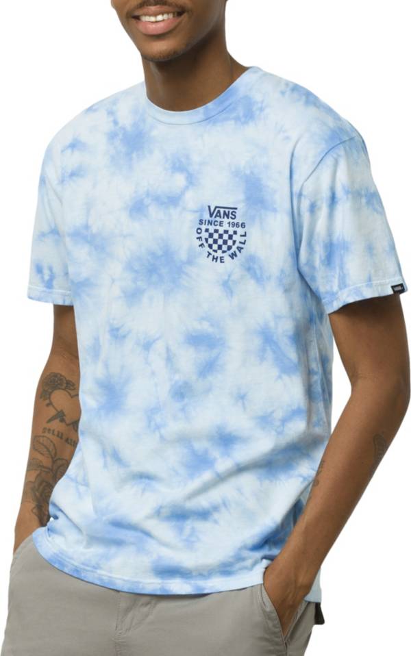 Vans Men's Checker Logo Tie Dye Short Sleeve T-Shirt