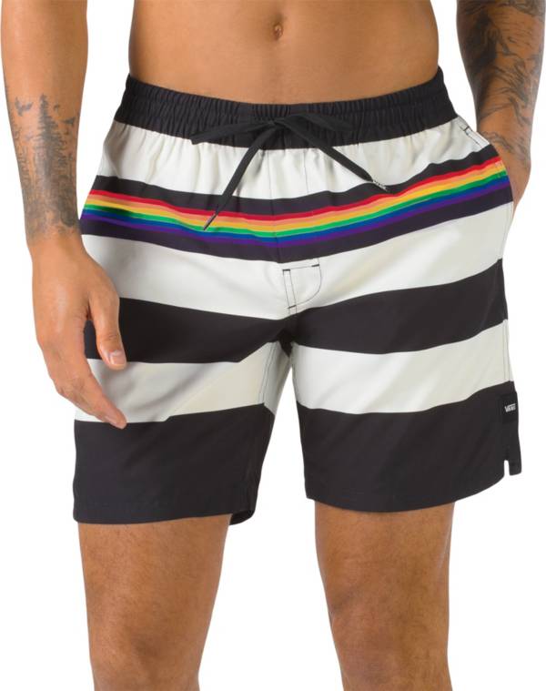 Vans Men's Pride Stripe 17” Volley Shorts