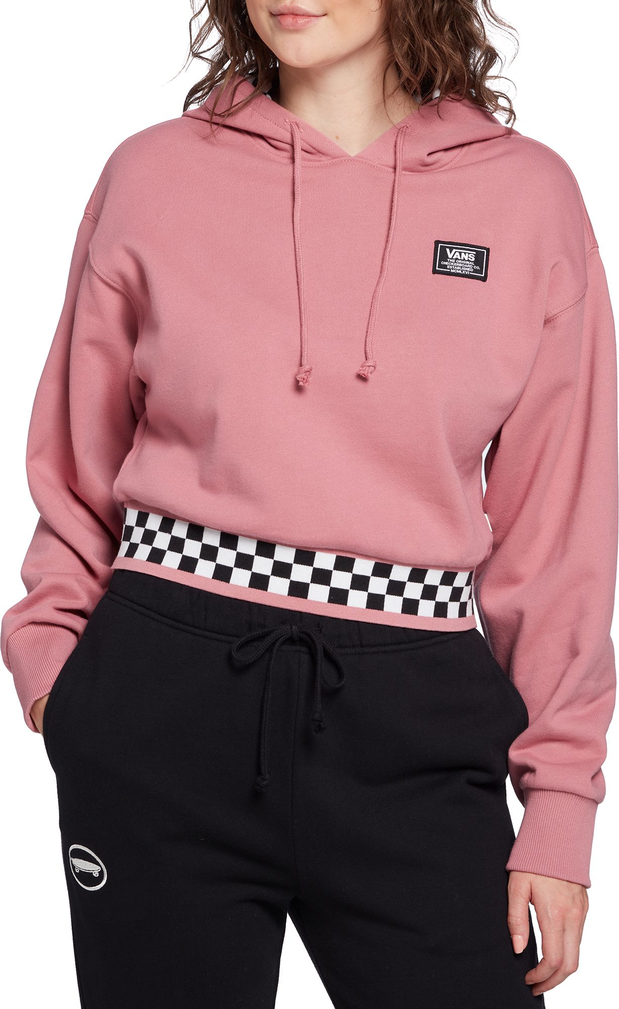 cropped hoodie vans