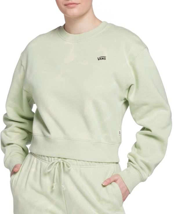 Vans Women's Water Wash Crop Crewneck Sweatshirt