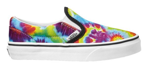 Vans Kids' Preschool Classic Slip Tie Dye Shoes