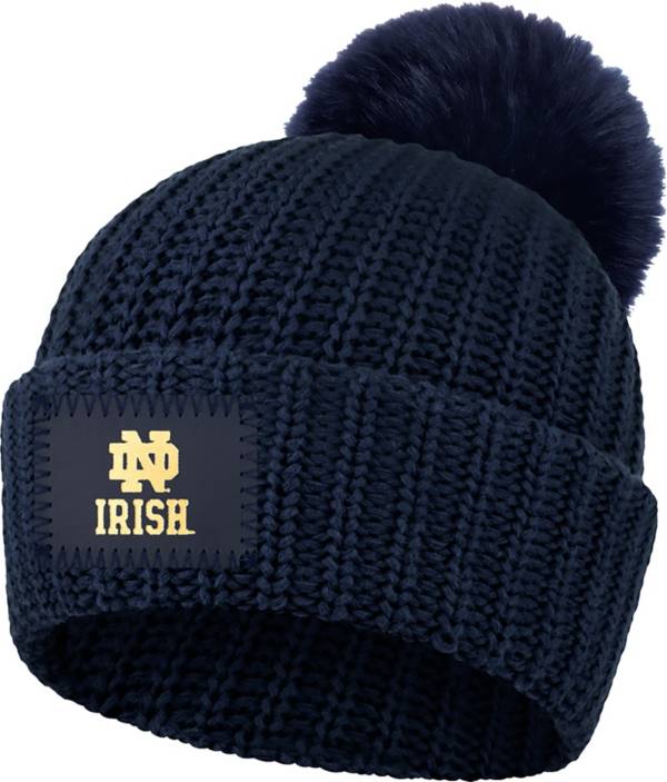 Love Your Melon Notre Dame Fighting Irish Navy Pom Knit Beanie product image