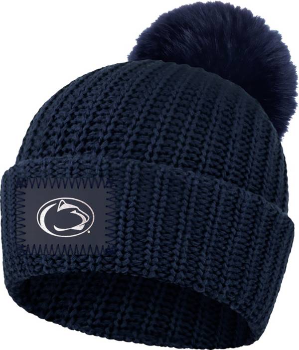 Love Your Melon Penn State Nittany Lions Blue Pom Knit Beanie