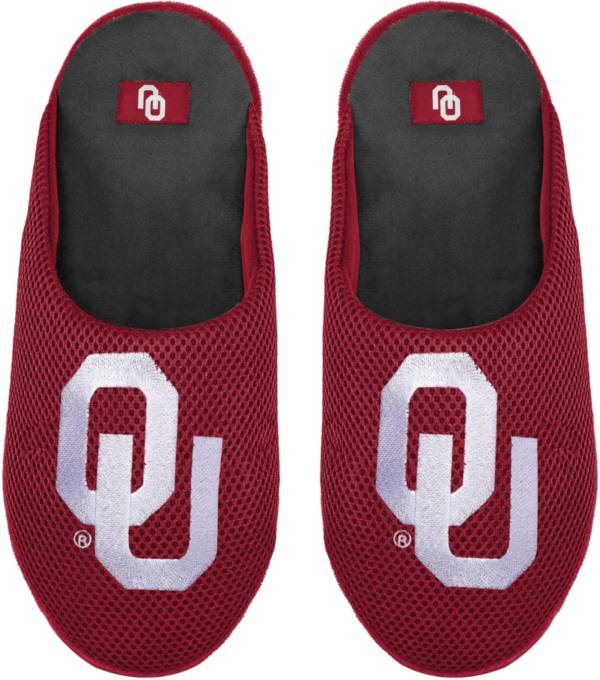 FOCO Oklahoma Sooners Logo Mesh Slipper