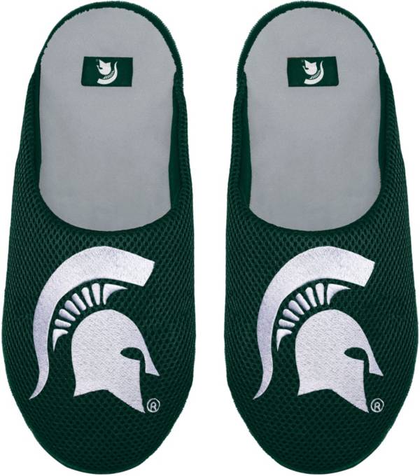 FOCO Michigan State Spartans Logo Mesh Slipper