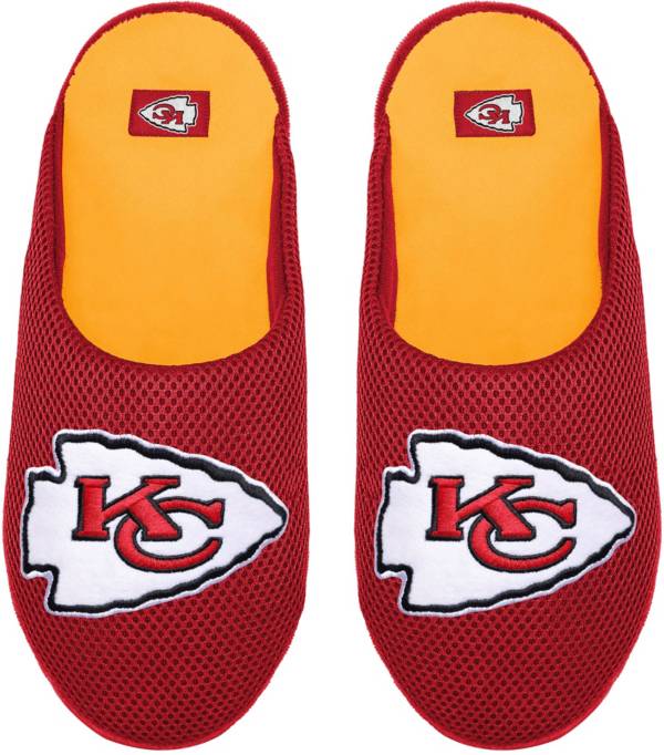 FOCO Kansas City Chiefs Logo Mesh Slippers