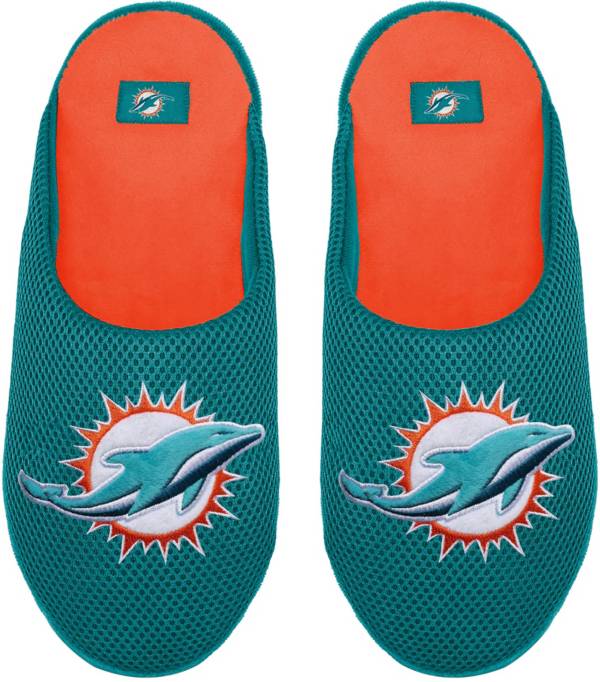 FOCO Miami Dolphins Logo Mesh Slippers