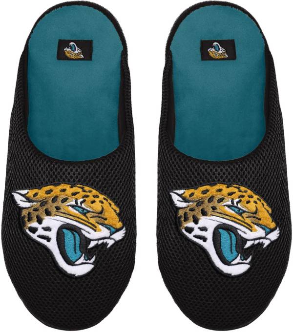 FOCO Jacksonville Jaguars Logo Mesh Slippers