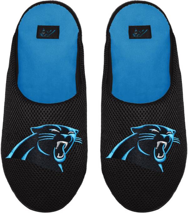 FOCO Carolina Panthers Logo Mesh Slippers product image