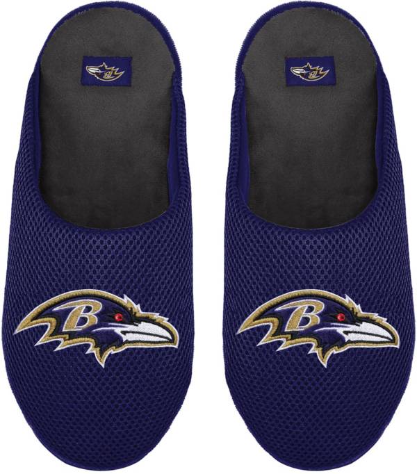 FOCO Baltimore Ravens Logo Mesh Slippers product image