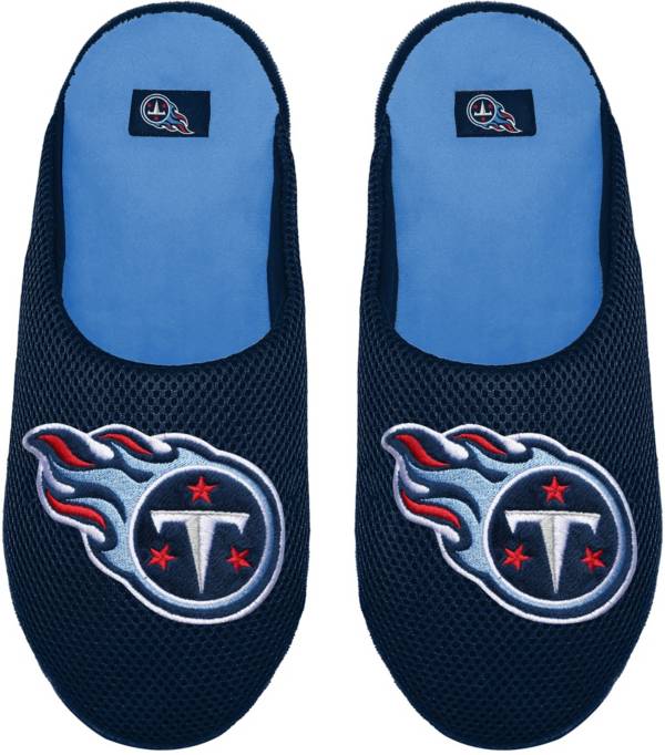 FOCO Tennessee Titans Logo Mesh Slippers