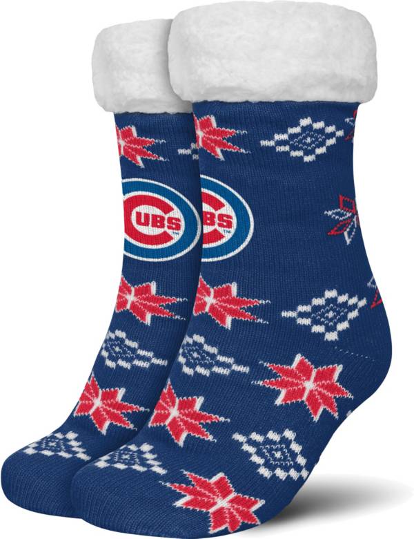 FOCO Chicago Cubs Cozy Socks