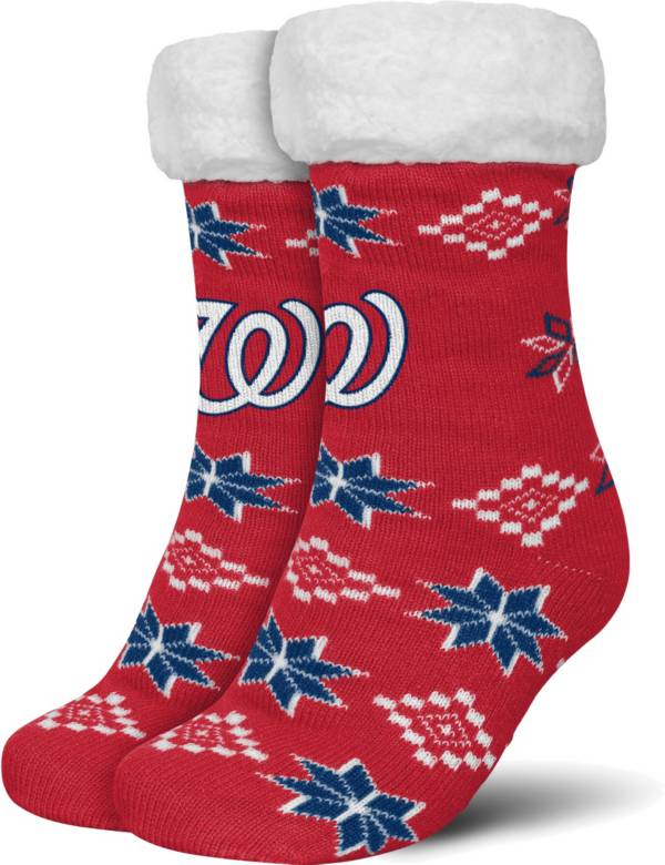 FOCO Washington Nationals Cozy Socks